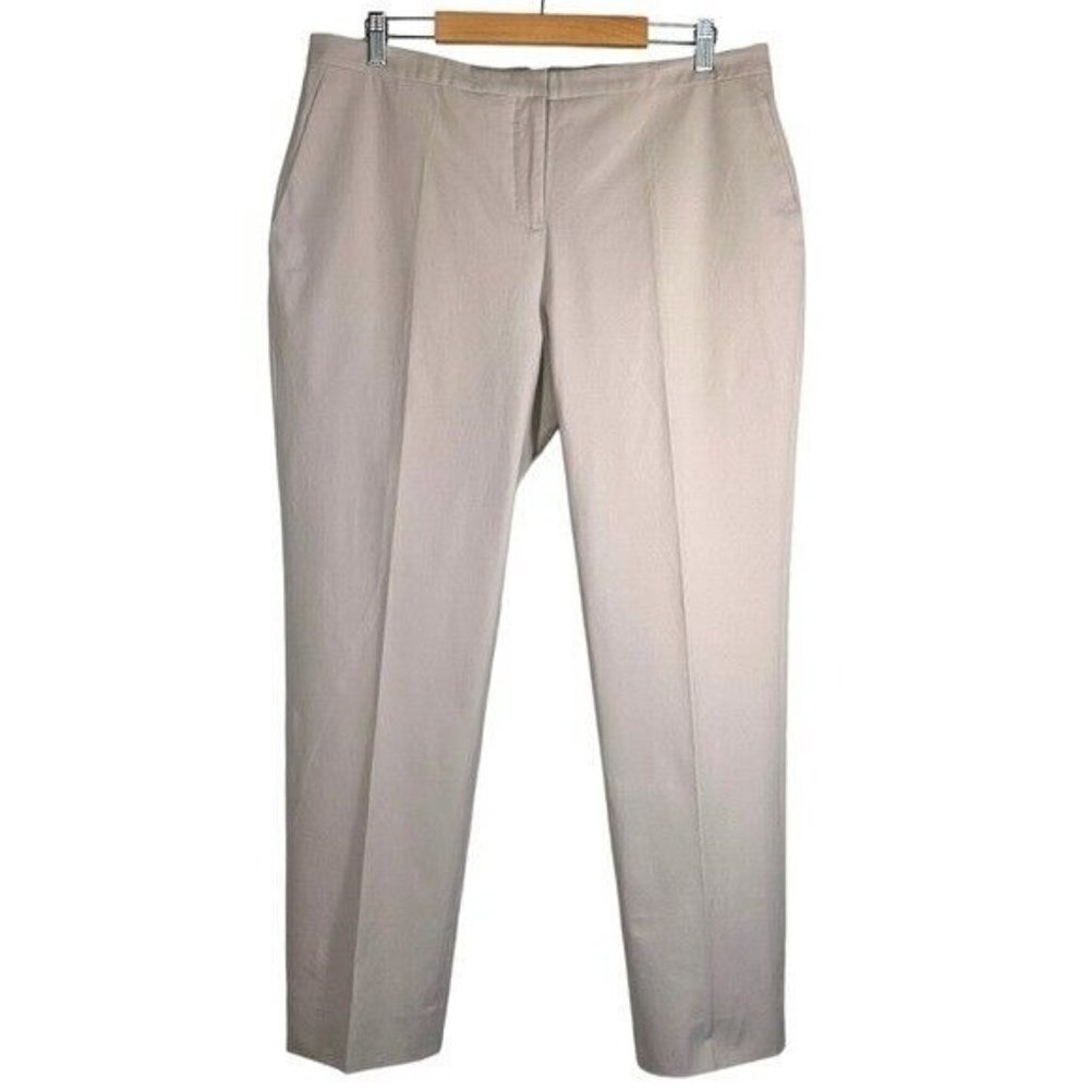 Piazza Sempione Slim Fit Stretch Cotton Ankle Pants Womens 14